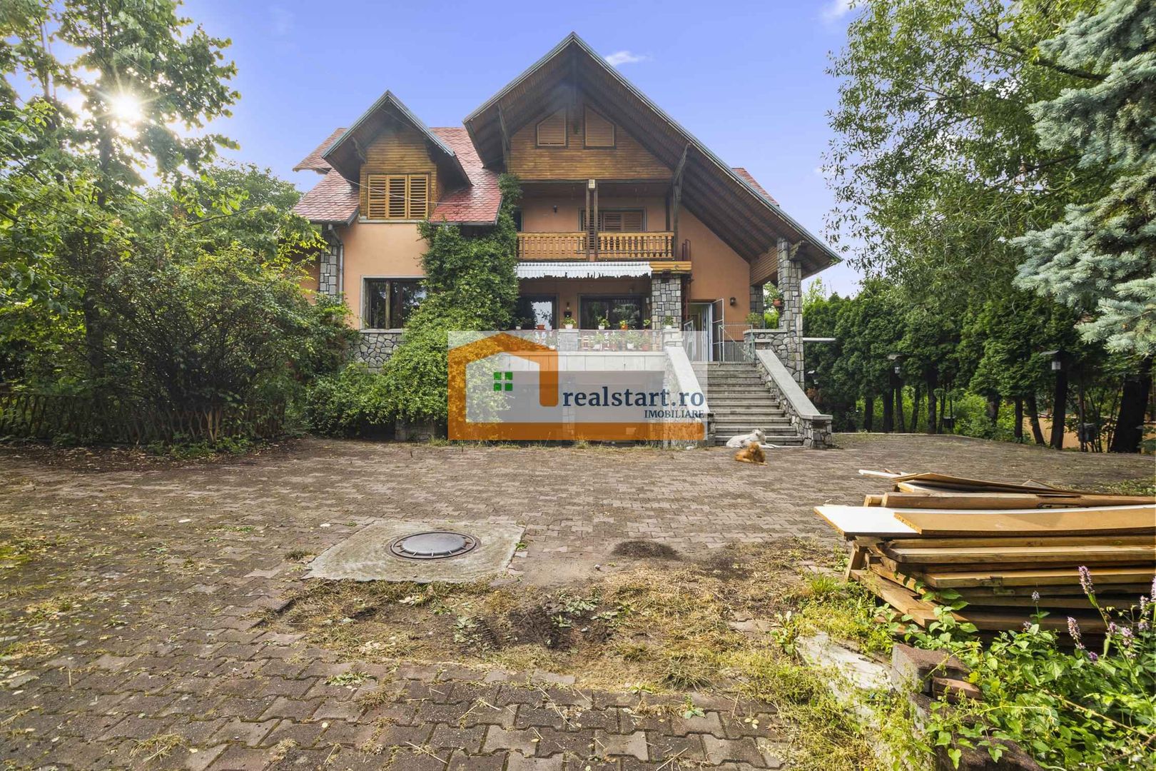 Vedere directa la Padure, 5000mp teren, Vila D+P+1E+M, semineu, foisor - Poză 45