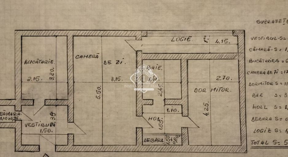 Apartament 2 camere - necesita renovare I Drumul Taberei - Schiță 13
