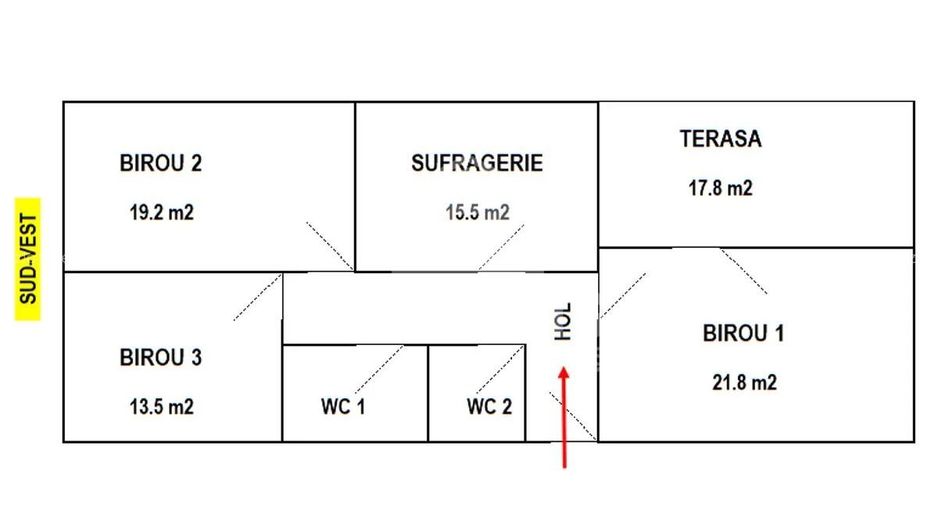 Apartament de închiriat | zona Ultracentrală | 115 mp utili | - Poză 3