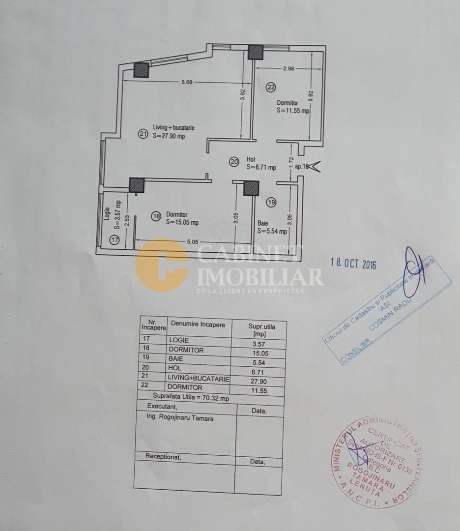 Tatarasi - 3 camere - etaj intermediar - loc de parcare - Mobilat si utilat - Poză 13