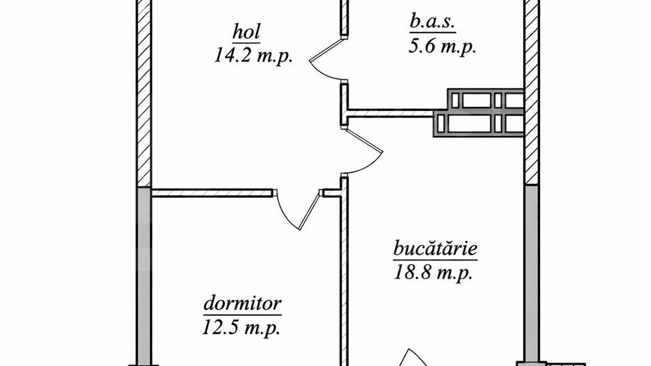 Vânzare, apartament, 1 cameră, str. Nicolae Dimo, Durlești. - Poză 2