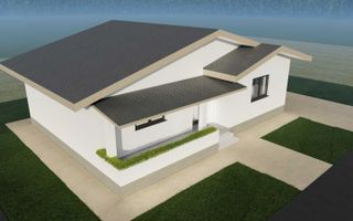 Casă individuală, 3 camere, 104 mp, teren 400 mp, Ciurbești, Miroslava - Poză 2