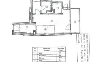 Apartament 3 camere nemobilat in One Verdi Park loc de parcare inclus - Schiță 19