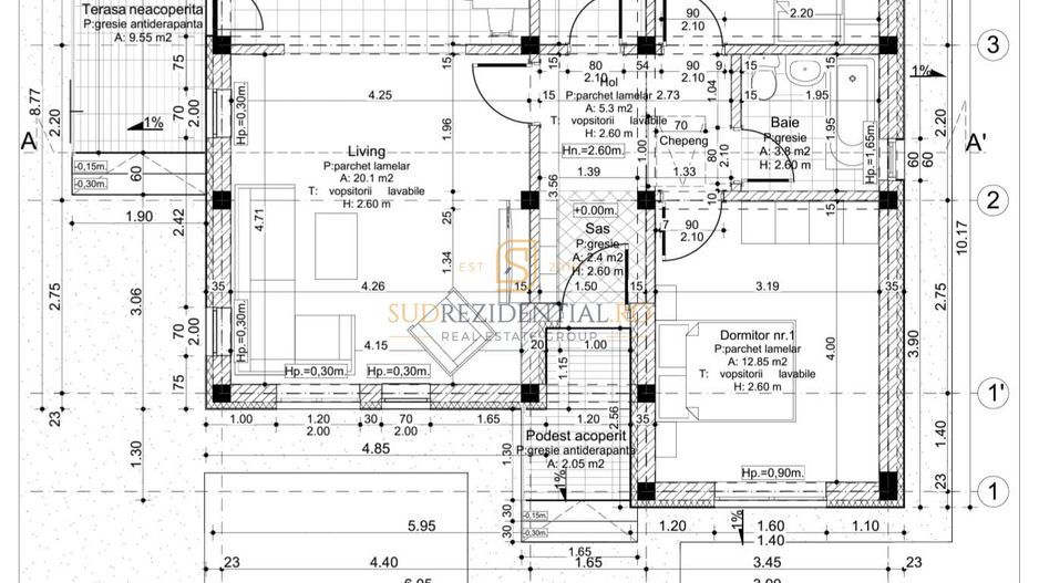 Casa individuala cu 3 camere si teren generos - Comuna Berceni, Ilfov - Schiță 8