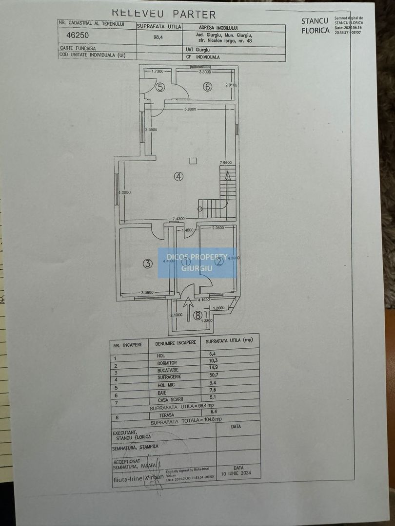 De vânzare – casă situată pe strada Nicolae Iorga - Schiță 29