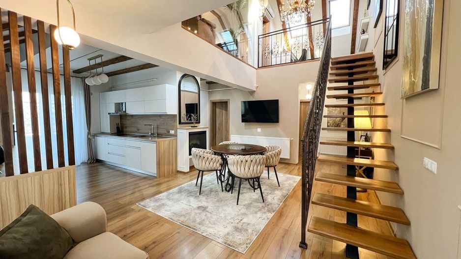 Penthouse lux 122 mp utili 4 camere 3 bai etaj 2 in Arhitectilor - Poză 2