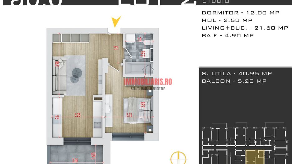 T. Pallady-Metrou - Discount Parcare - Comision 0% - Schiță 2