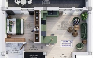 Apartament 2 camere | Zona Sud - Poză 1