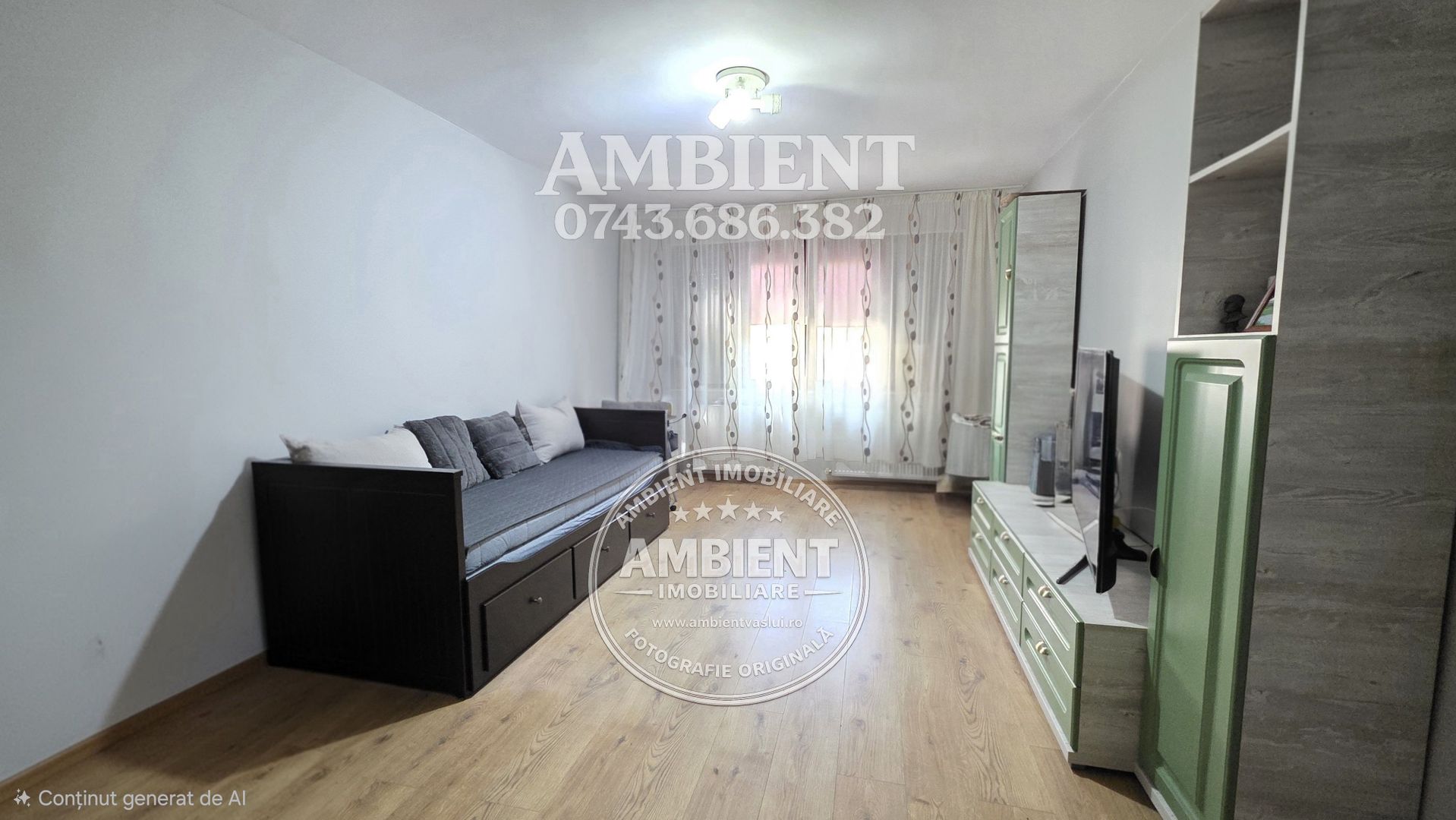 Apartament cu 2 camere, etaj 1, mobilat și utilat, VASLUI - zona COPOU; - Poză 3