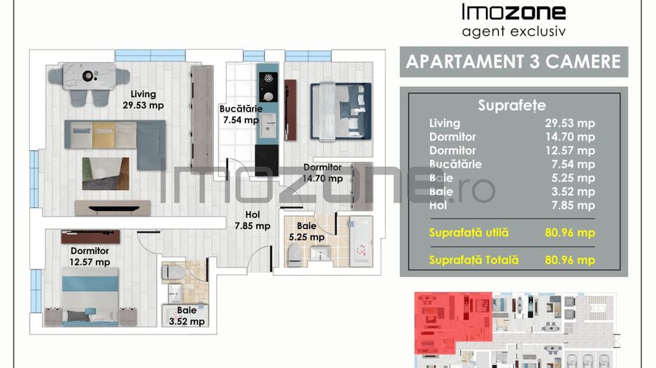 3 Camere, Bloc Nou, pe Valea Cascadelor, langa Metrou, la 3 min de Autogara - Poză 1