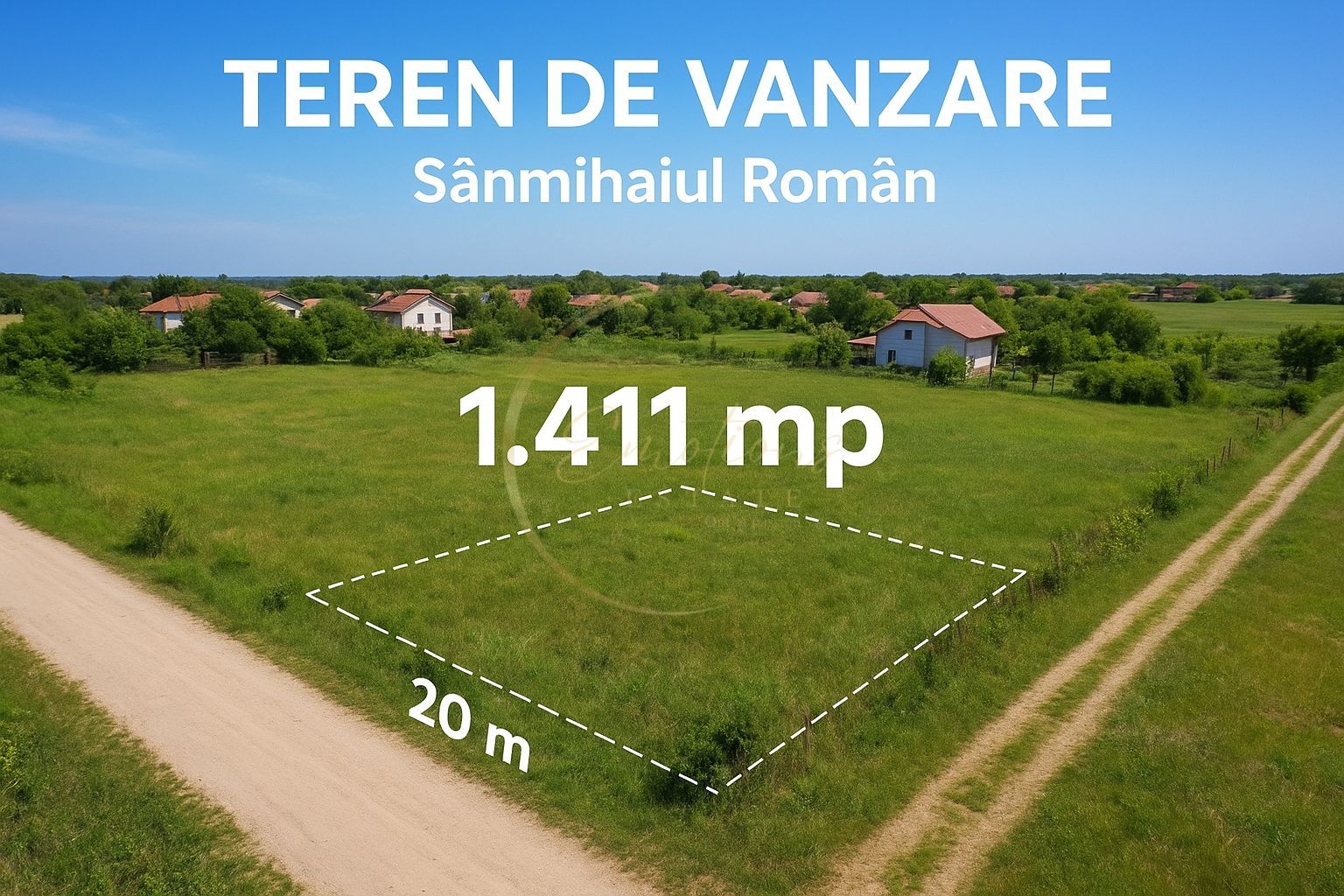 COMISON 0% | Teren intravilan - Sanmihaiul Român - Poză 1
