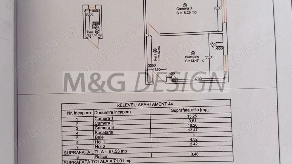 Apartament 3 camere zona Complex-Olimpia - Poză 2