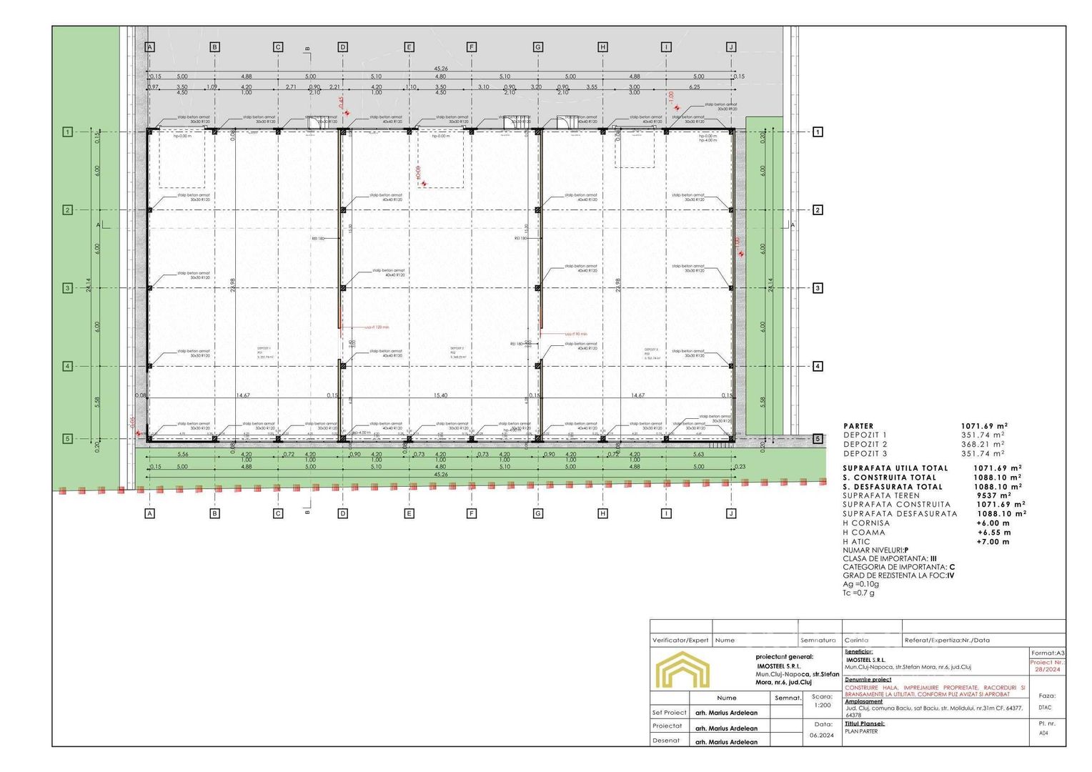 Hala noua de inchiriat, 1071 mp, comuna Baciu, Judetul Cluj! - Poză 3
