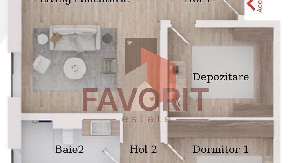 Finisat la cheie. Loc de parcare. Suprafata generoasa - Poză 10