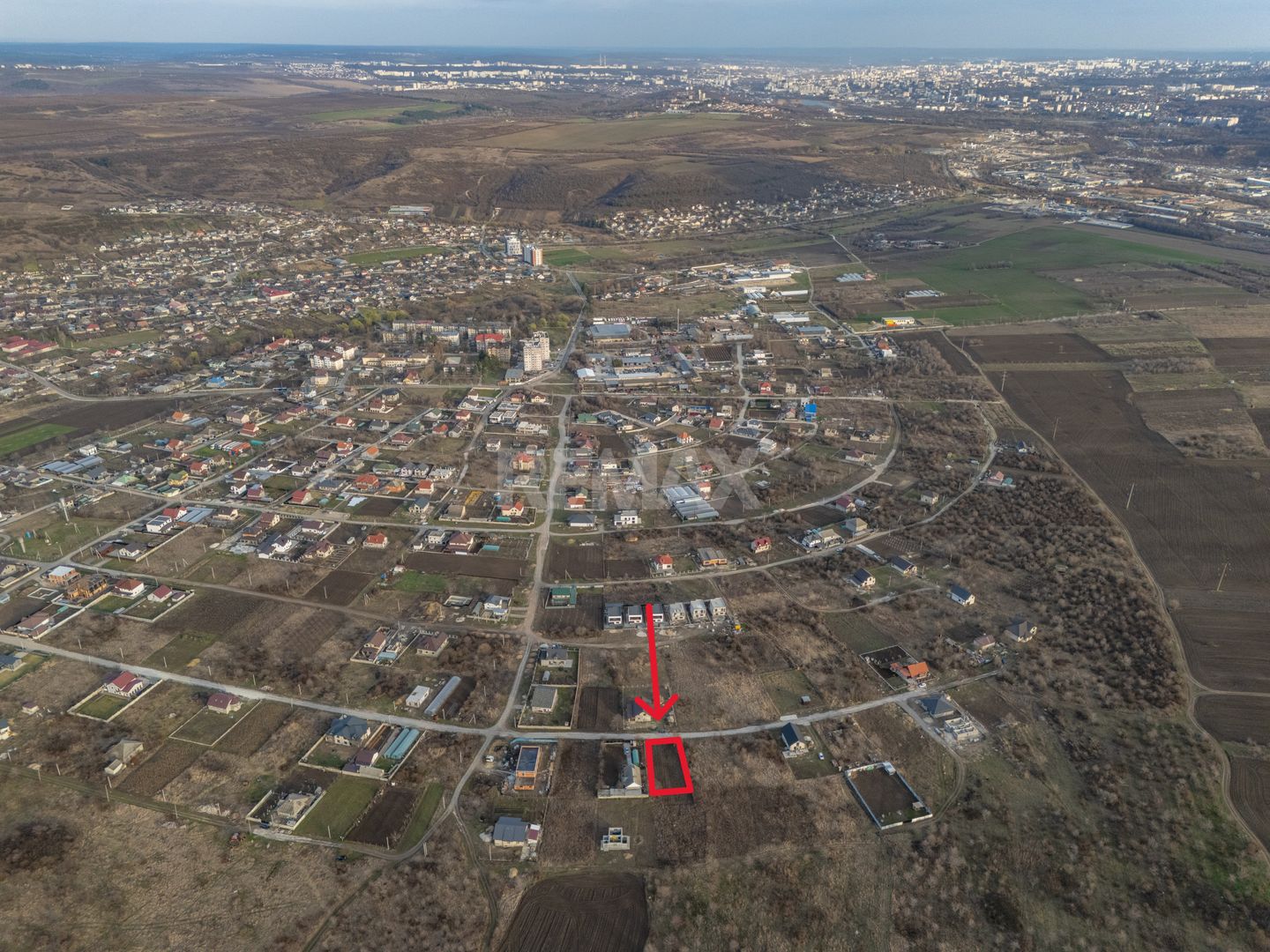 Teren 9,45 ari Ghidighici | 23 m fațadă | pentru construcții | 6 km de Chișinău - Poză 5