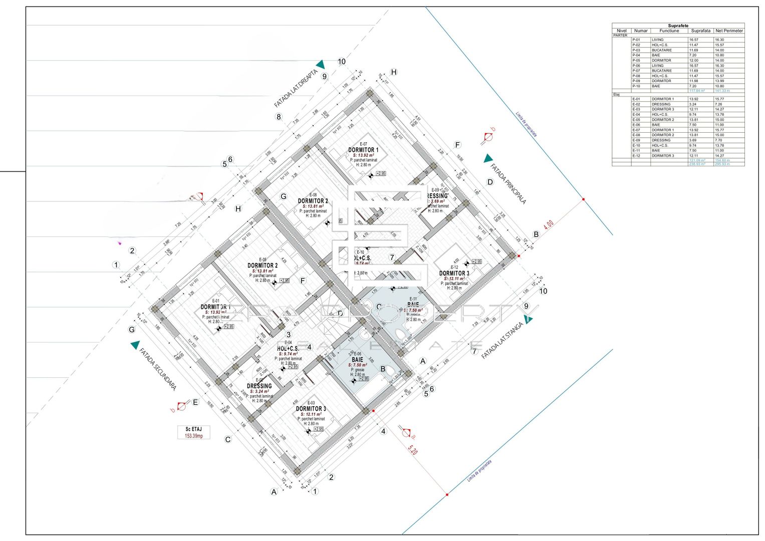 Casa tip duplex 5 camere, teren 450 mp – Șelimbăr, Cartierul Tineretului - Schiță 6