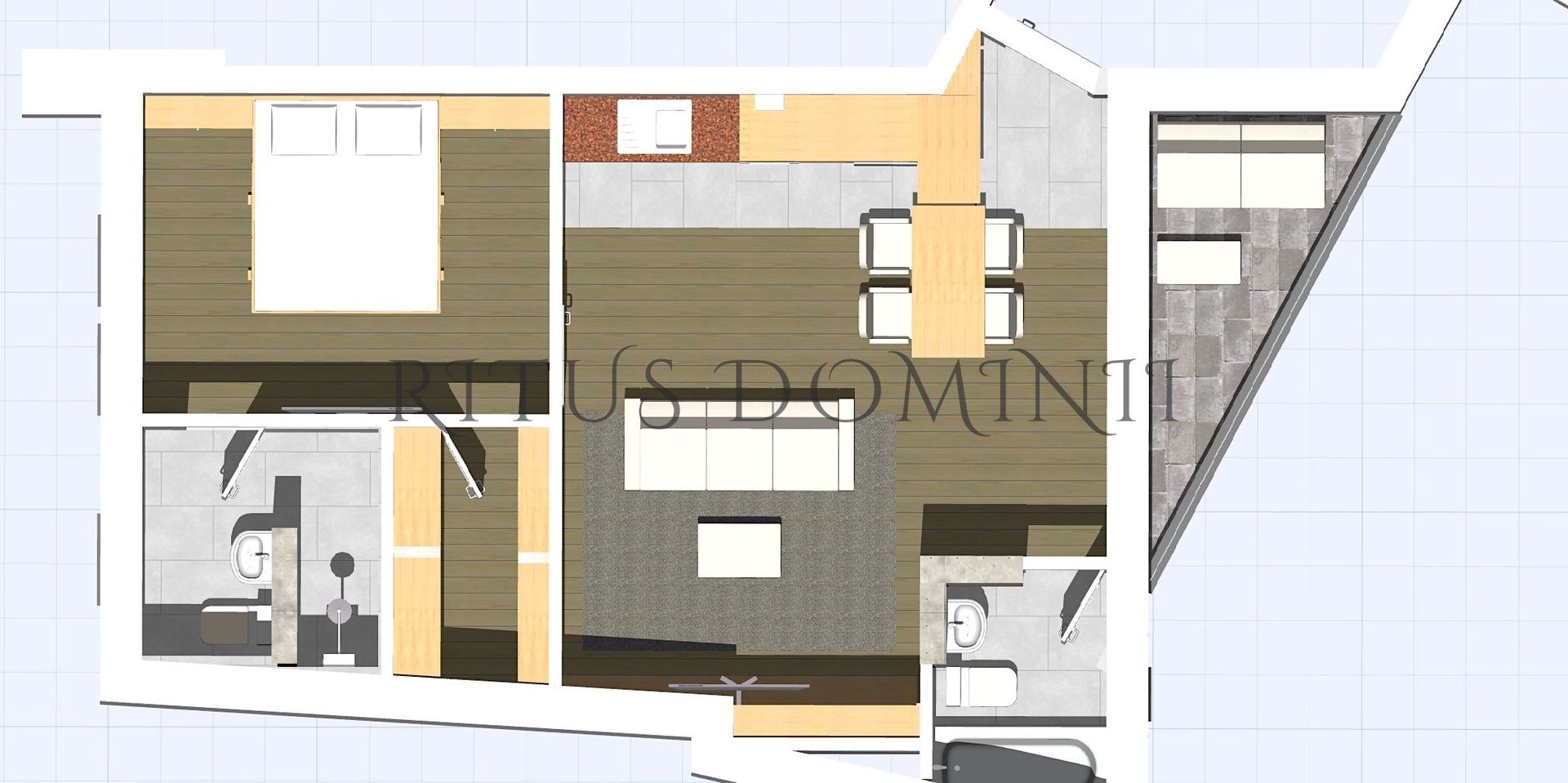 Apartament Ultracentral cu 2 camere,  Piata Unirii, 55mp - Poză 2