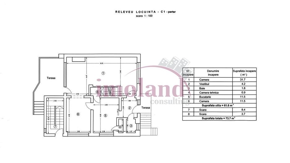Imobil office | locuinta - Piata Floreasca-Parcul Cinema Floreasca - Schiță 44
