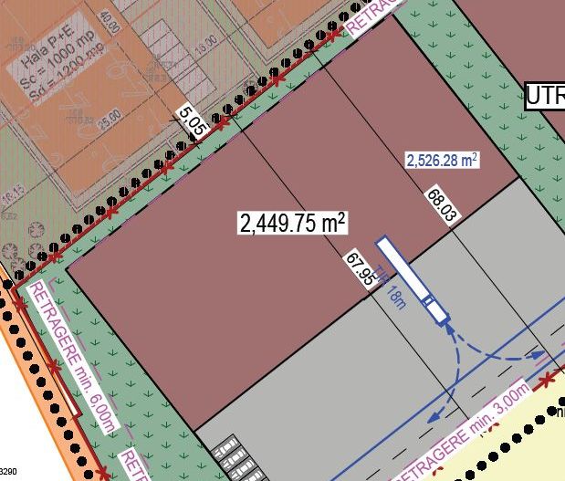 Proiect doua hale 5291 mp PUZ aprobat Baciu - Poză 3