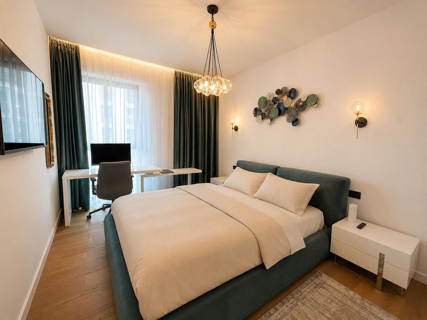 Apartament 4 camere cu vedere panoramică | One Herăstrău Towers - Poză 16