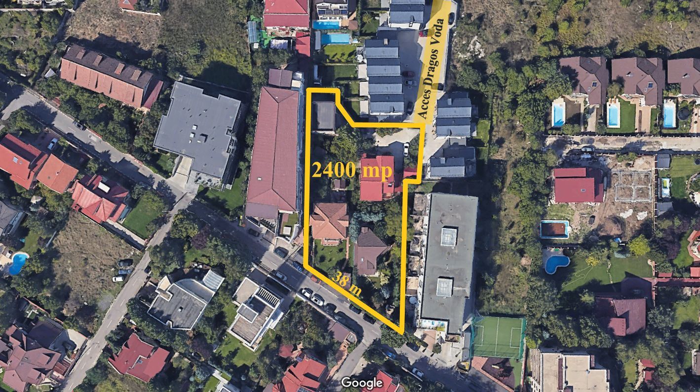 Teren Zona Iancu Nicolae | 2.400 m² | Deschidere 38 m | - Schiță 4