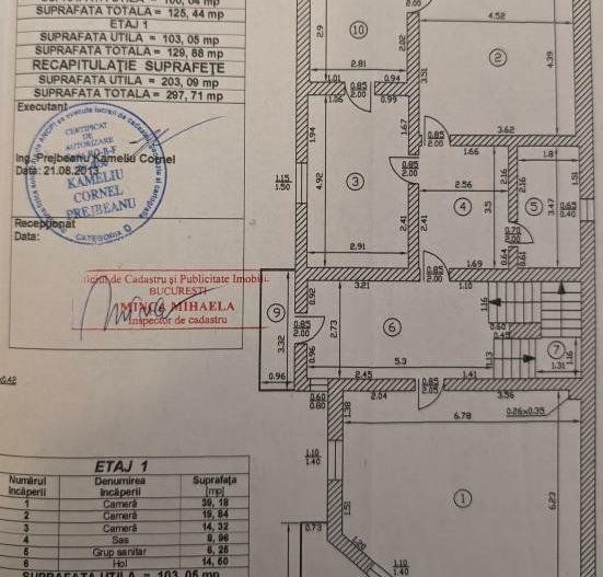 Bazilescu,2012,5 cam.+pod mansardabil,garaj,luminoasa si eleganta,zona curata - Poză 12