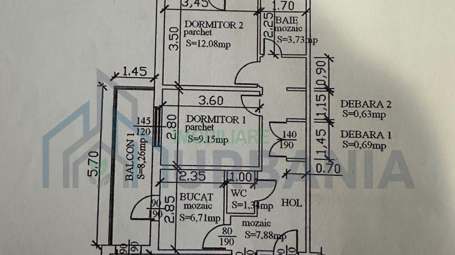 Apartament 3 camere, renovat, Tomesți, etaj 4 - Poză 7