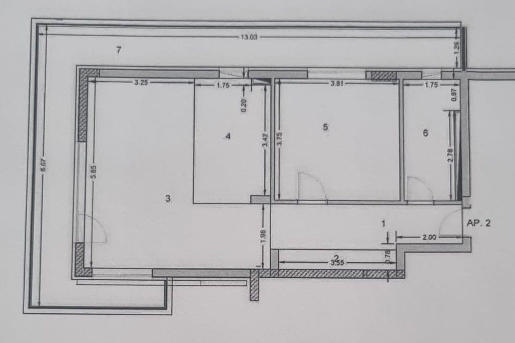 Apartament Alpha Arena: 62 mp utili + 28 mp terasă | Parcare inclusă - Schiță 16