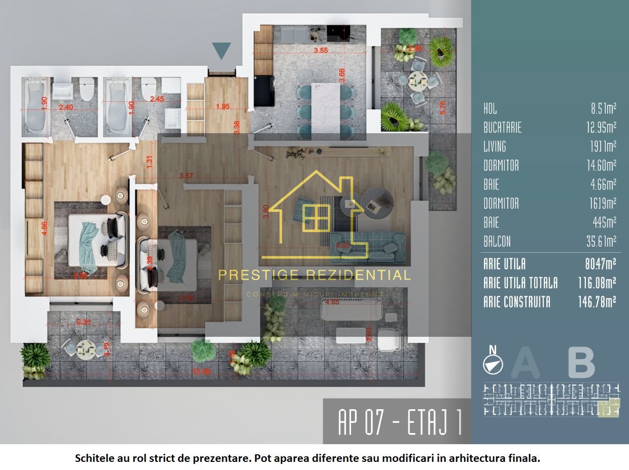 Auchan Titan-AP.3 cam.finalizat-Pallady-Auchan-Lidl - Poză 2