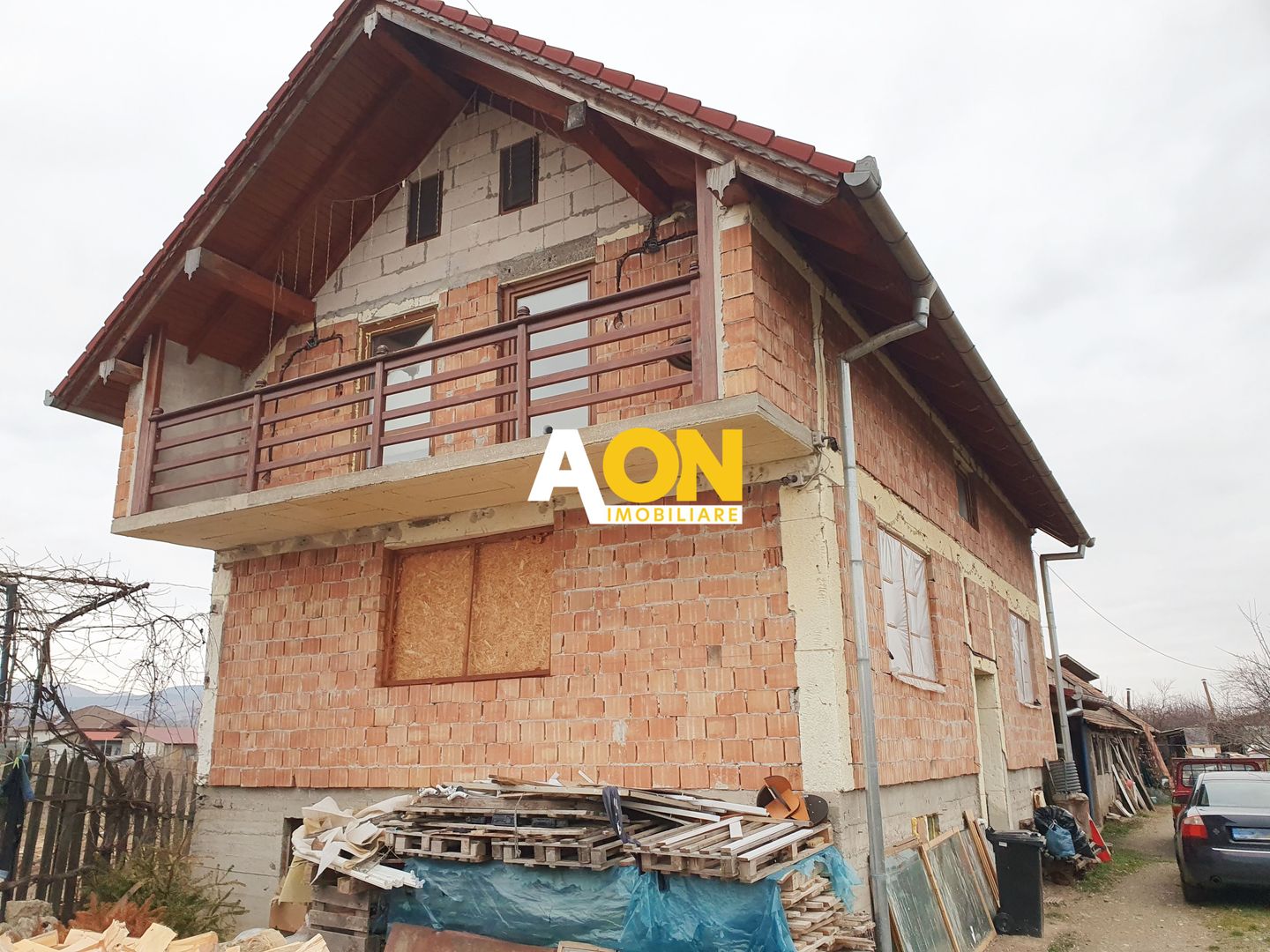 Casa semifinisata, D+P+M, 5 camere, 1750 mp teren, Sard, com. Ighiu - Poză 1