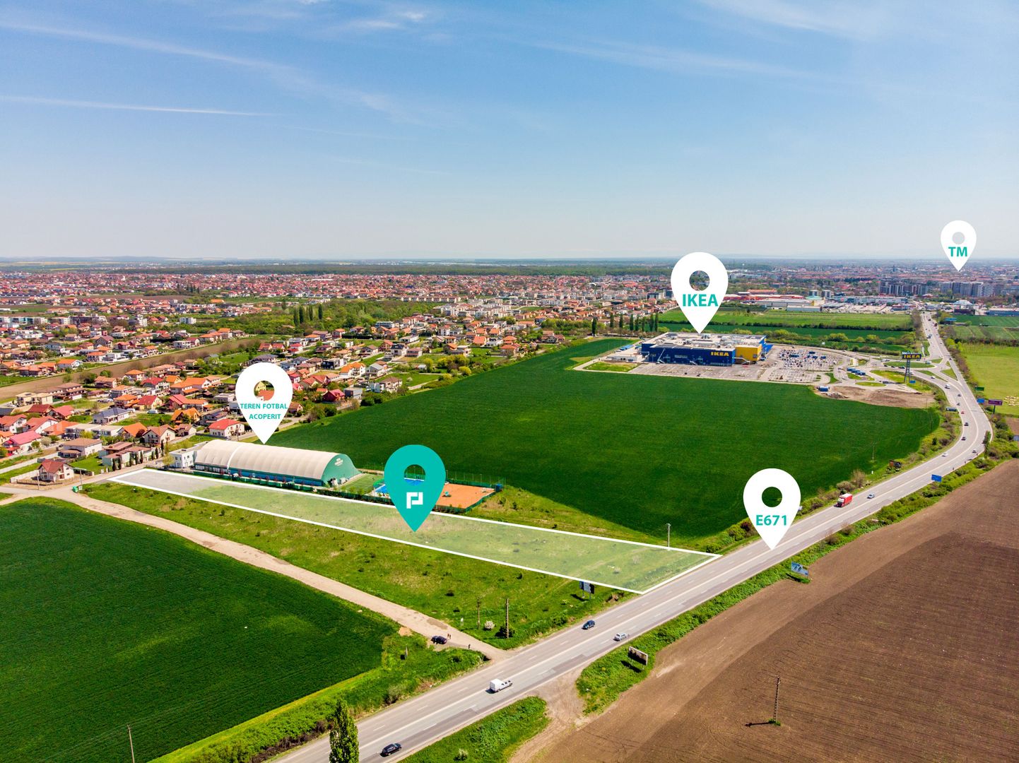 Teren de 10.000 mp amplasare avantajoasă - Poză 1