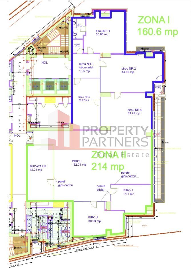 Spatiu de birou Baneasa 160 mp - Schiță 23