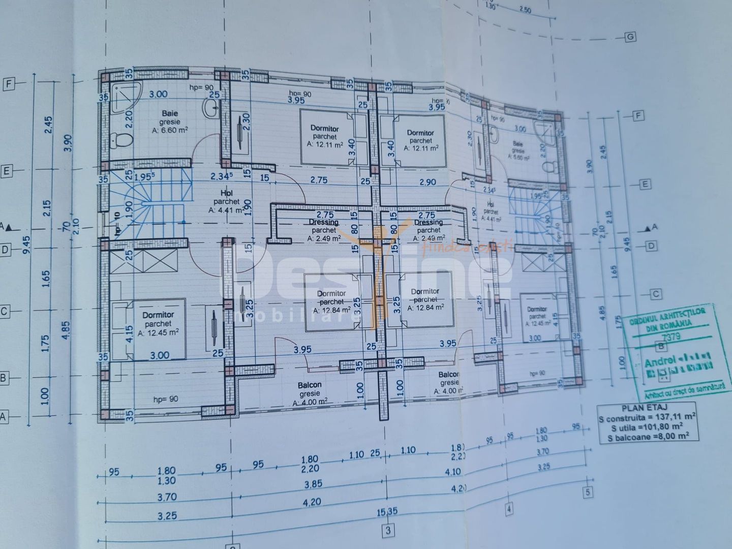 Duplex  în Miroslava – 4 camere, 105 mp utili, teren 300 mp - Poză 9