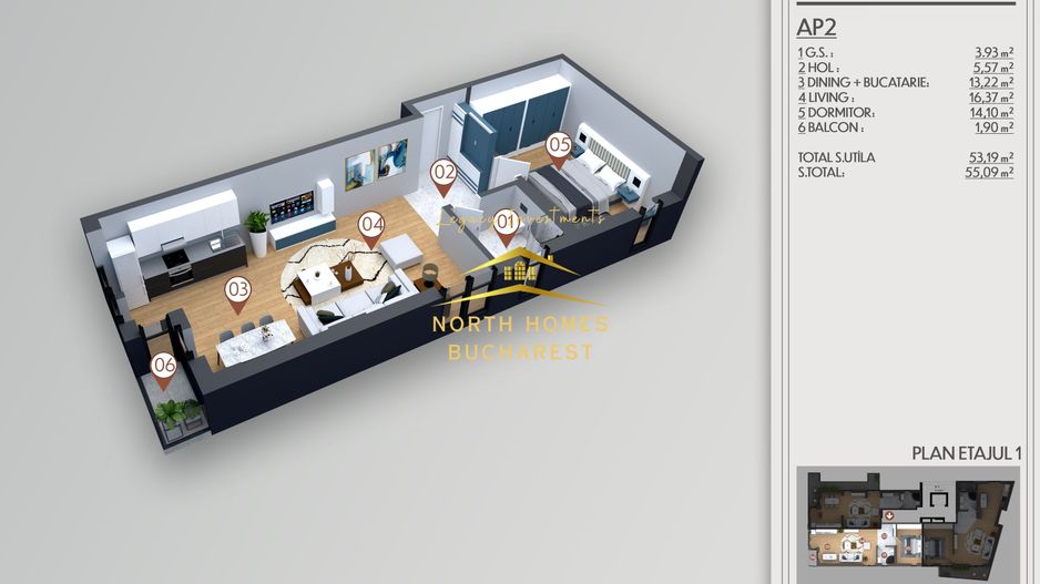 COMISION 0 -Studio 2 CAMERE -de vanzare -BUCUR OBOR-NOU 2025 -PROMOTIE - Poză 6