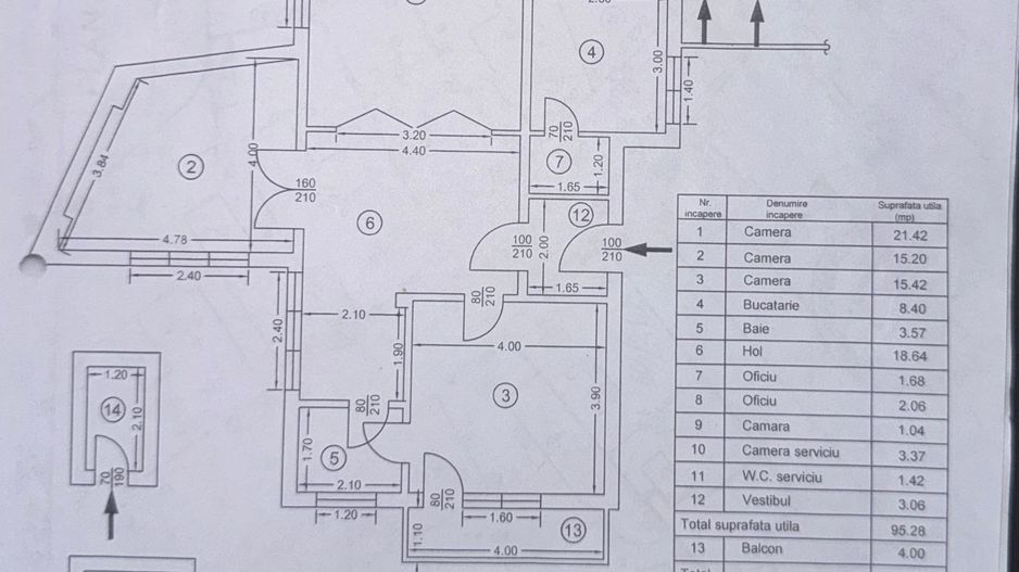 Apartament 4 Camere-Mantuleasa -100mp fără risc/fără urgenta - Poză 11