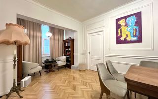 Singur pe etaj: Apartament elegant, 4 camere + birou | Dorobanti - Poză 1