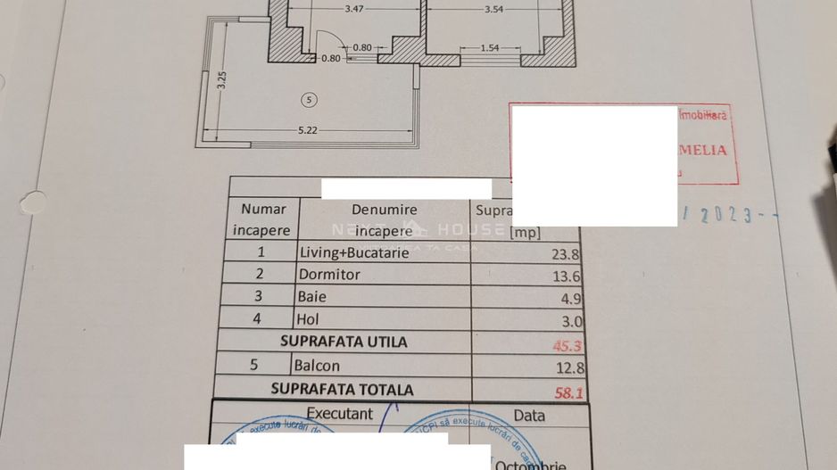 Apartament Parcul Carol - Liberty Mall - Unirii 2 km - Schiță 7