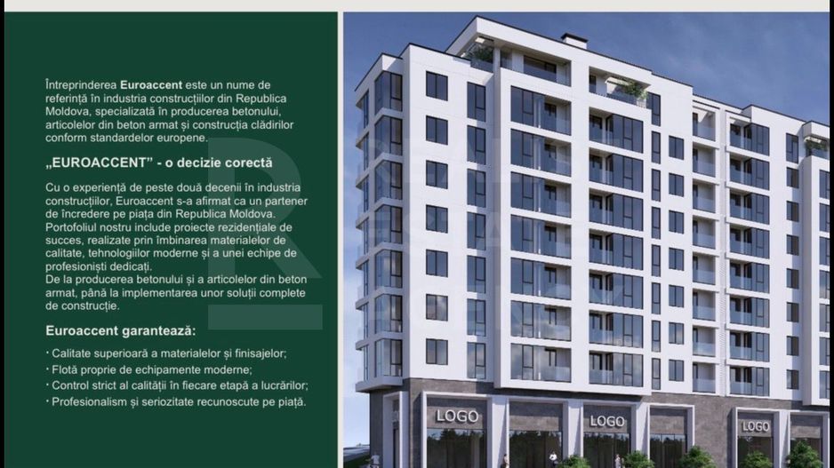 Vânzare, apartament 2 camere, complexul SEVEN Park - Ialoveni - Poză 4