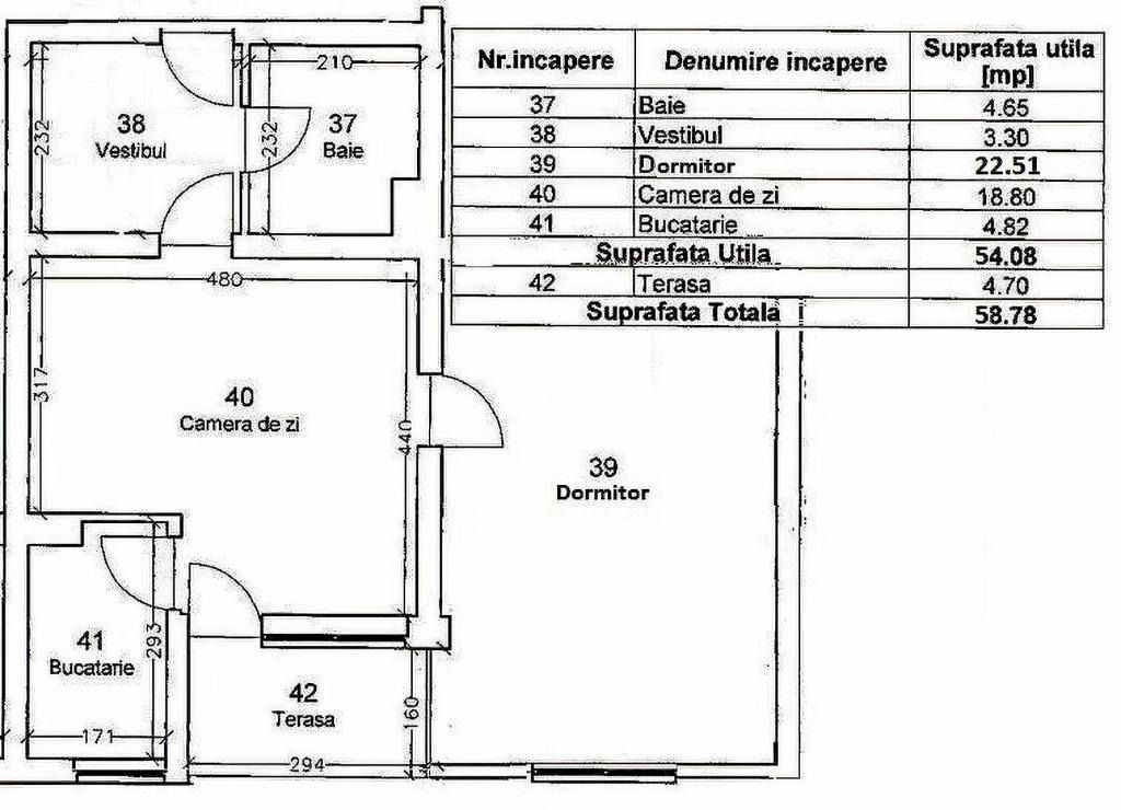 AP. 2 CAMERE LACUL MORII, BLOC NOU, CENTRALA, MOBILAT/UTILAT MODERN - Schiță 14