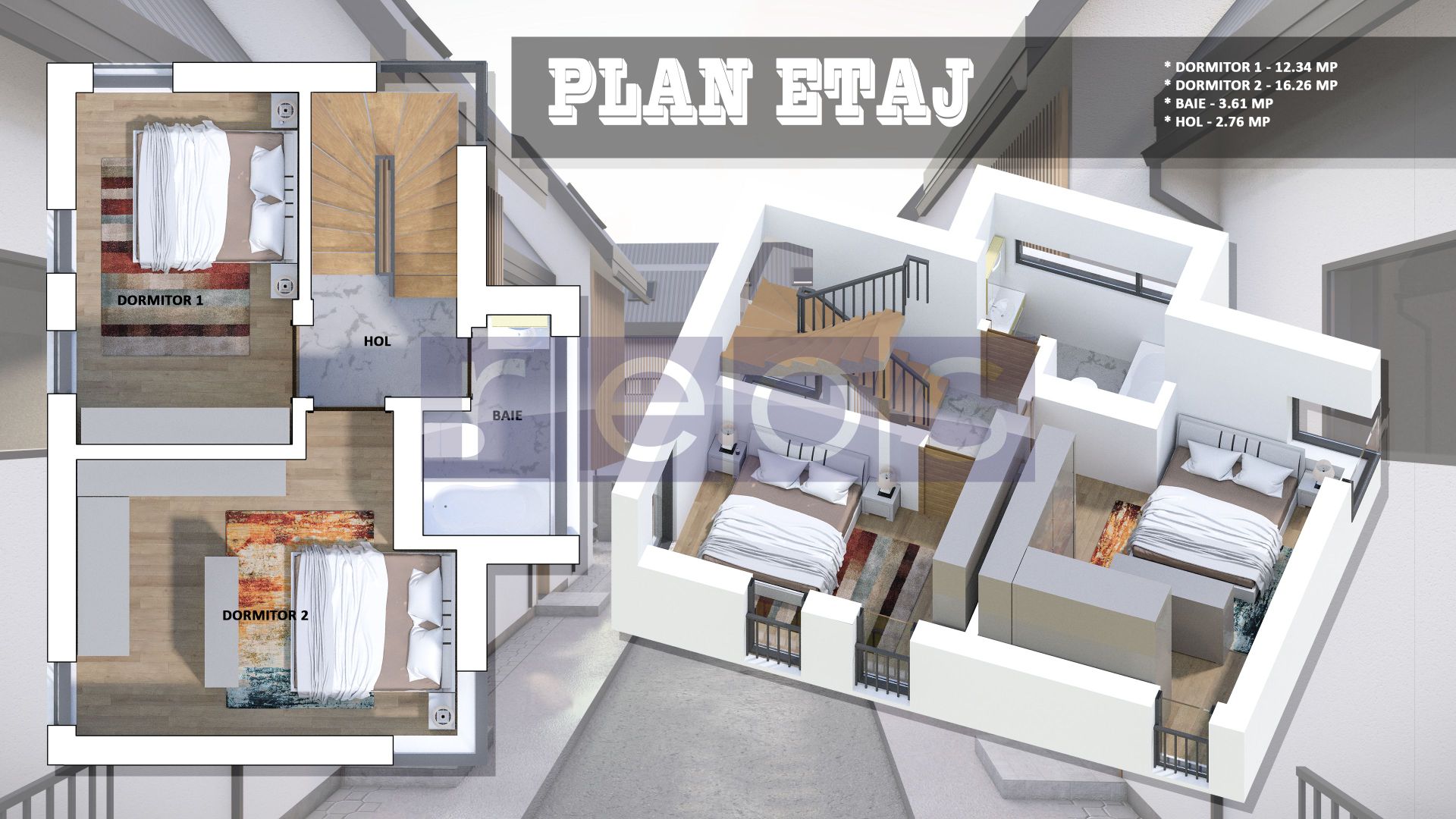 VILA NOUA | CURTE 123MP | STRAULESTI - Poză 2