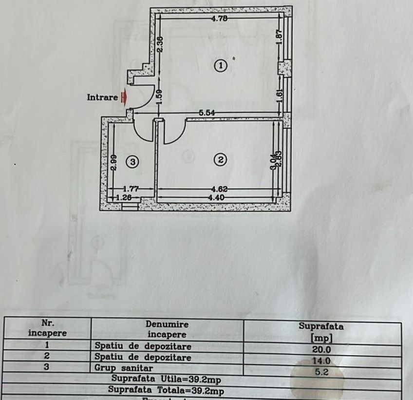 Apartament 2 camere de vânzare Otopeni - 23 August | include parcare - Schiță 8