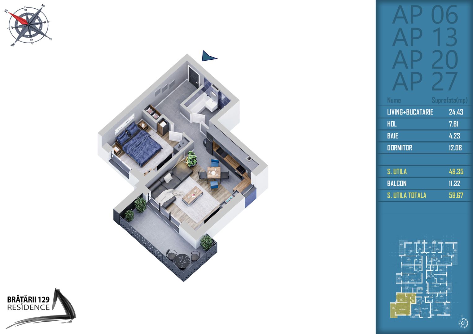 2 camere acte gata in o luna incalzire prin pardoseala Titan Pallady - Schiță 5