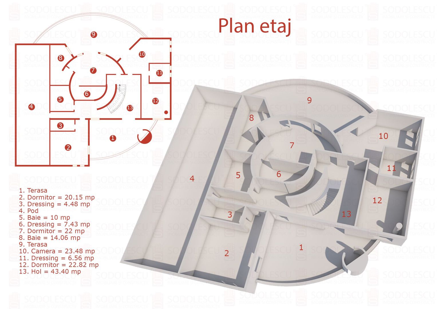 O casa deosebita cu Piscina - Poză 2