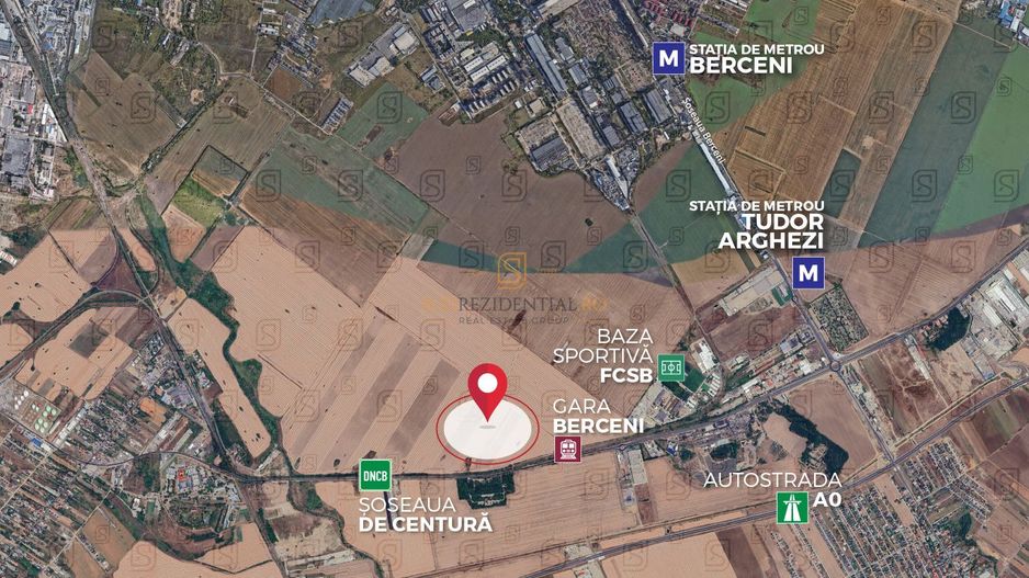 Teren intravilan 13.200 mp cu deschidere 33,72 ml – Jilava, Ilfov | - Poză 3