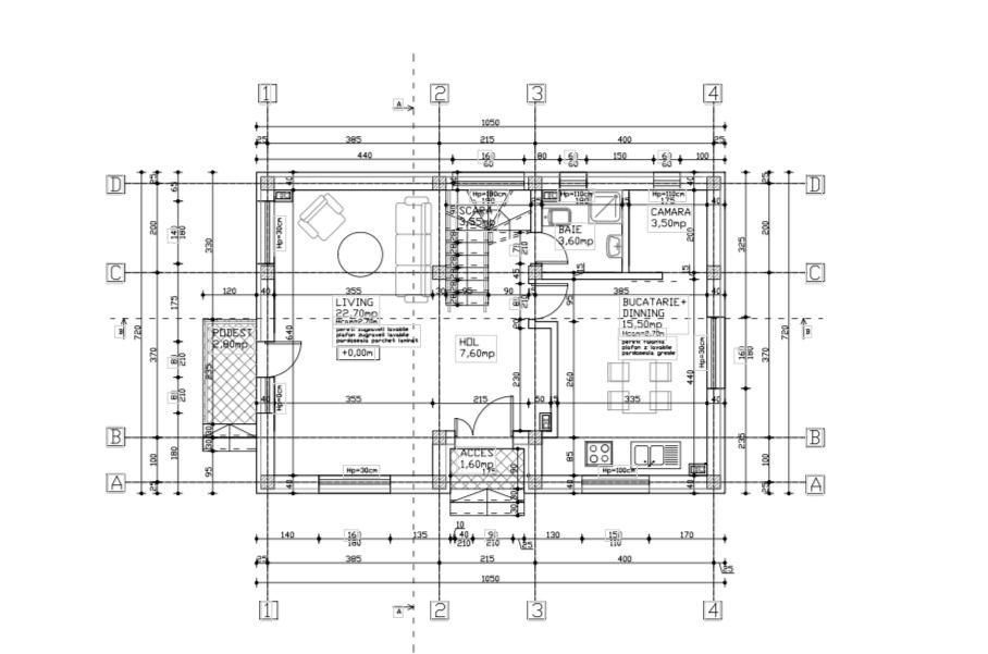 Casă single P+1+M de vânzare în Otopeni - Schiță 13