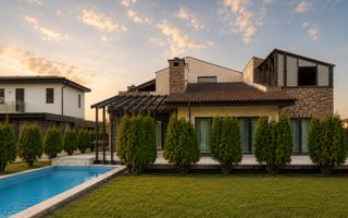 Vila cu piscina, 6 camere, 254mp utili, 815mp teren, com. Berceni - Poză 1