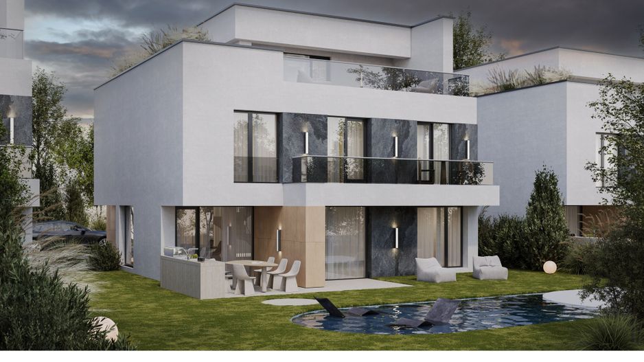 Proiect rezidențial autorizat pentru 9 vile – Titu Maiorescu - Pipera - Poză 3