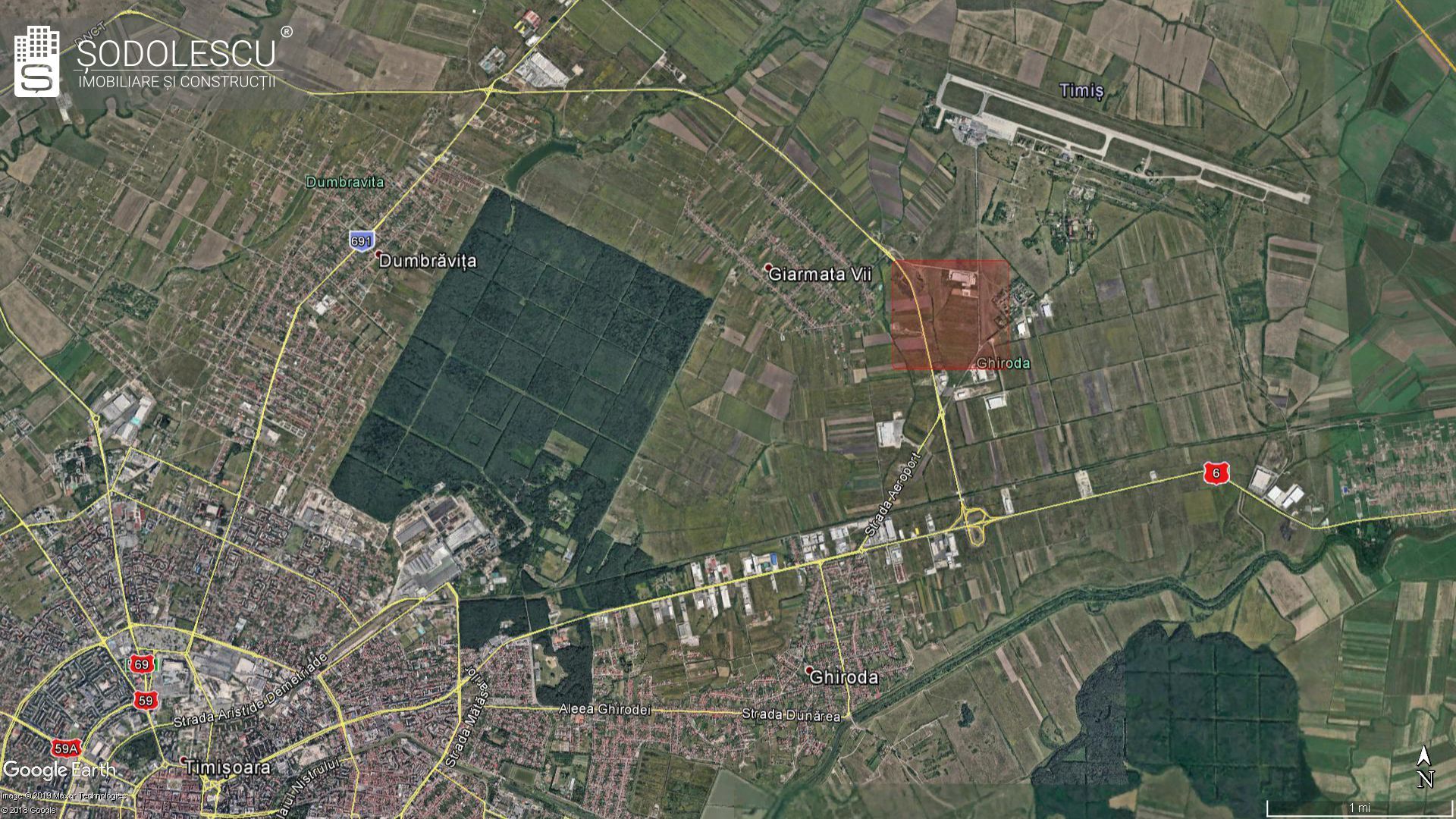 TEREN INDUSTRIAL/COMERCIAL ZONA AEROPORT - Poză 3