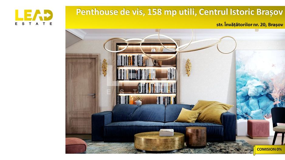 Lux si intimitate! Penthouse 158 mp, Centrul Istoric, Brasov - Poză 1