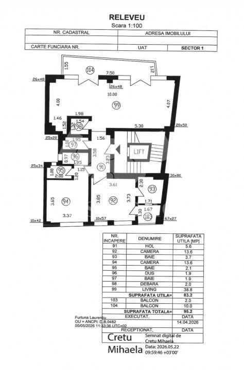Apartament 3 camere Polona-Dorobanti | Loc de parcare - Poză 19